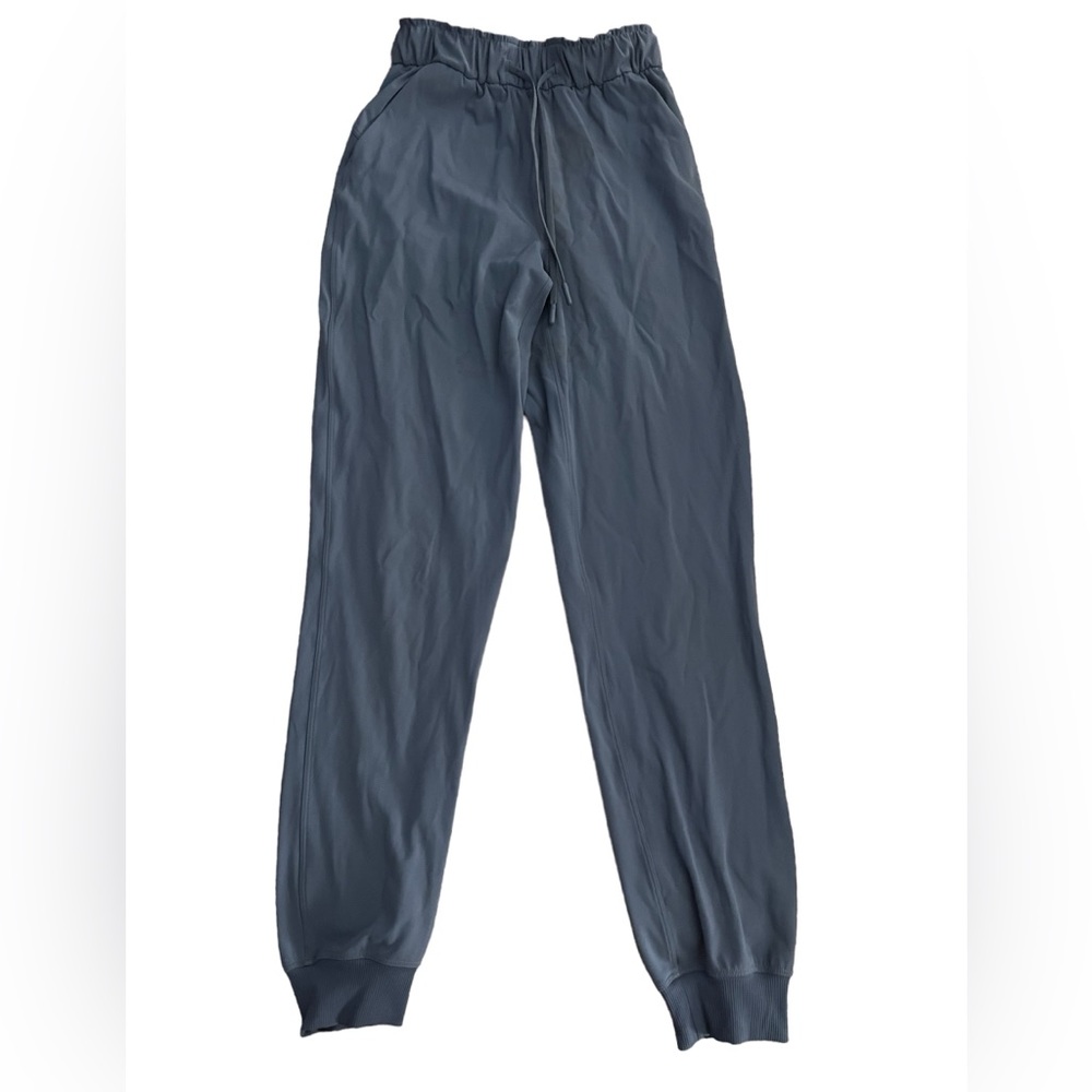 Lulu‎ Lemon girl tween women joggers blue athletic wear sweatpants